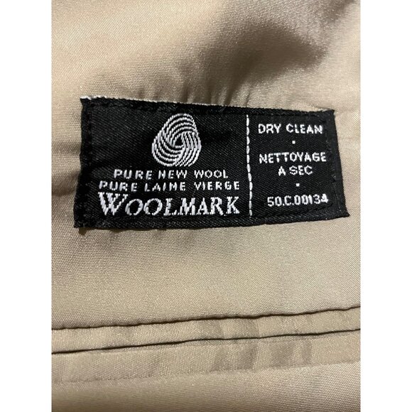 VTG Lauren Ralph Lauren Mens Houndstooth Wool Blazer Jacket 43R Made In Canada - Picture 4 of 16